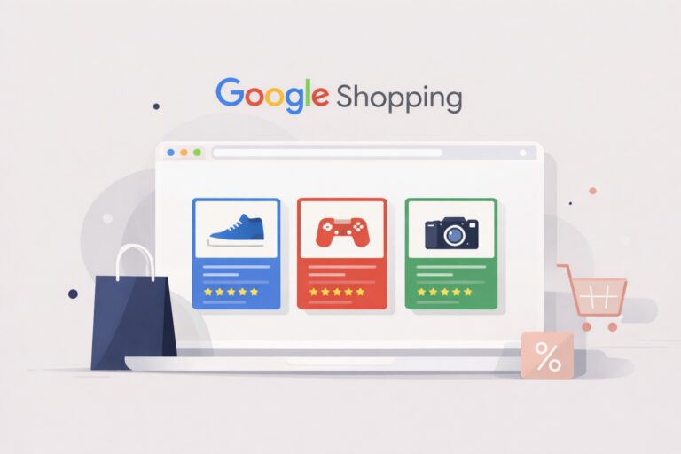 Google Shopping ads visuaal
