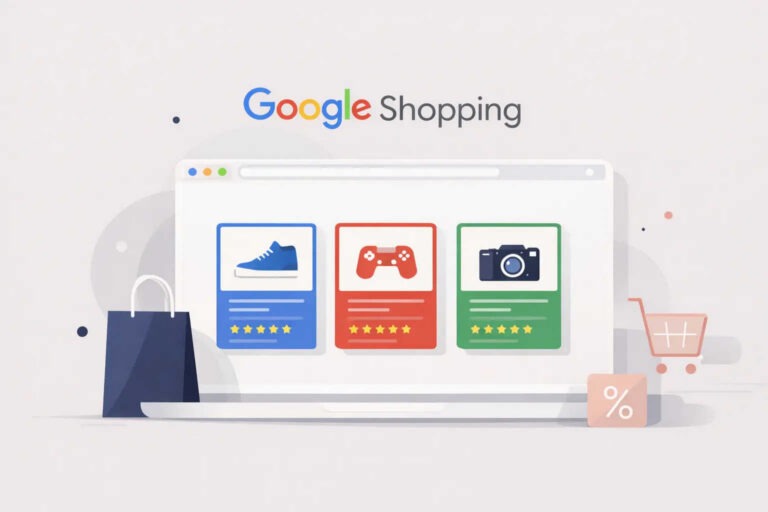 Google Shopping ads visuaal