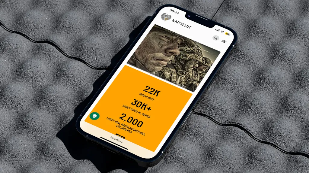 kaitseliit uus koduleht mobiilvaade
