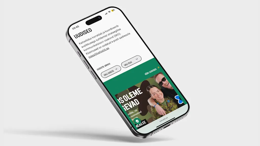 kaitseliit uus veebileht mobiilvaade